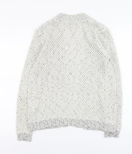 Womens UK Size 12 M&Co Grey Cardigan Jumper