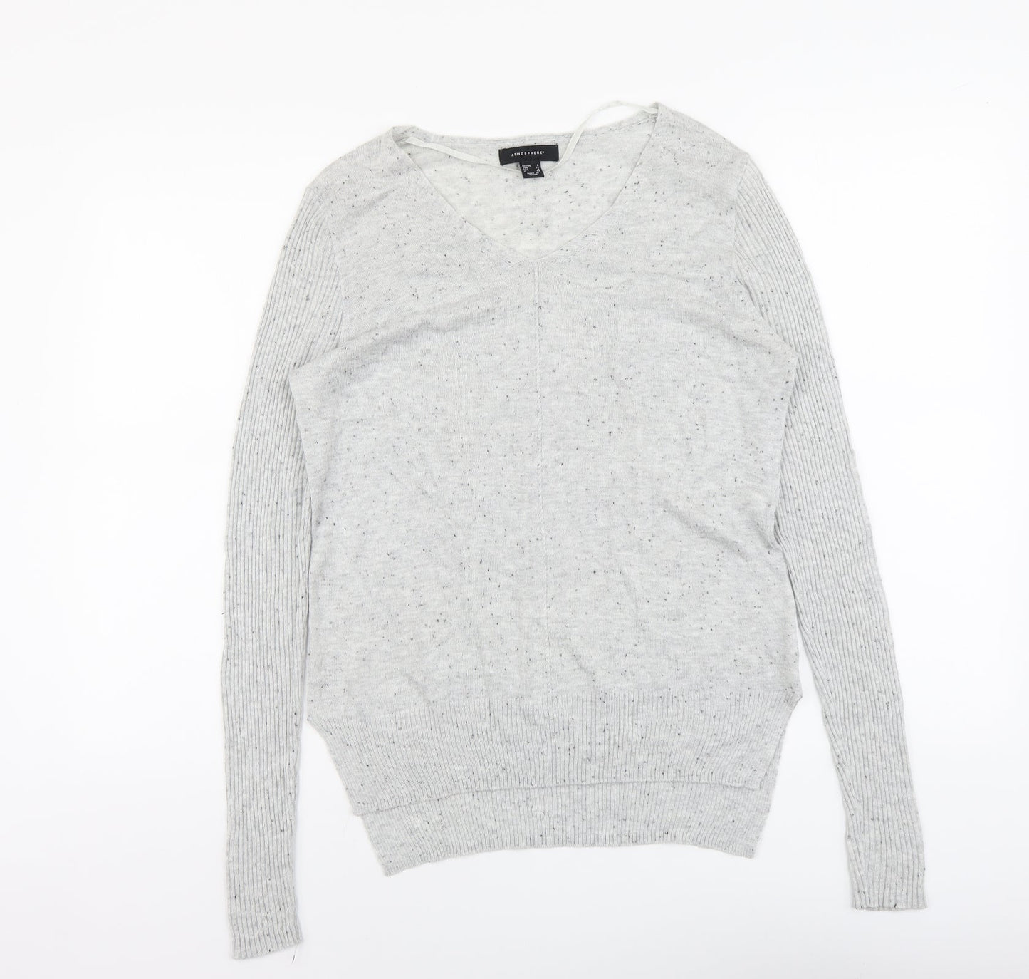 Womens UK Size 8 Atmosphere Grey Pullover Jumper