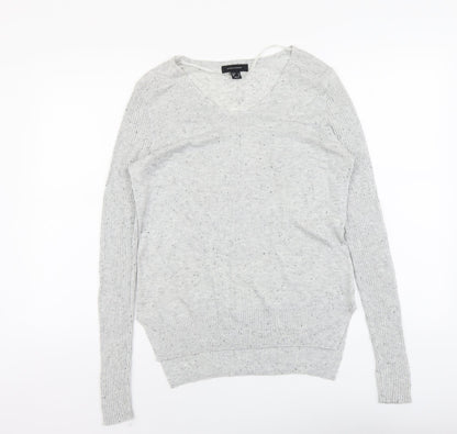Womens UK Size 8 Atmosphere Grey Pullover Jumper