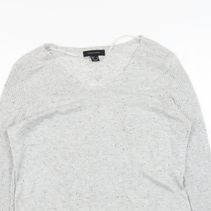 Womens UK Size 8 Atmosphere Grey Pullover Jumper