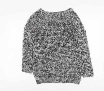 Womens UK Size S H&M Grey Pullover Jumper