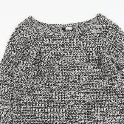 Womens UK Size S H&M Grey Pullover Jumper