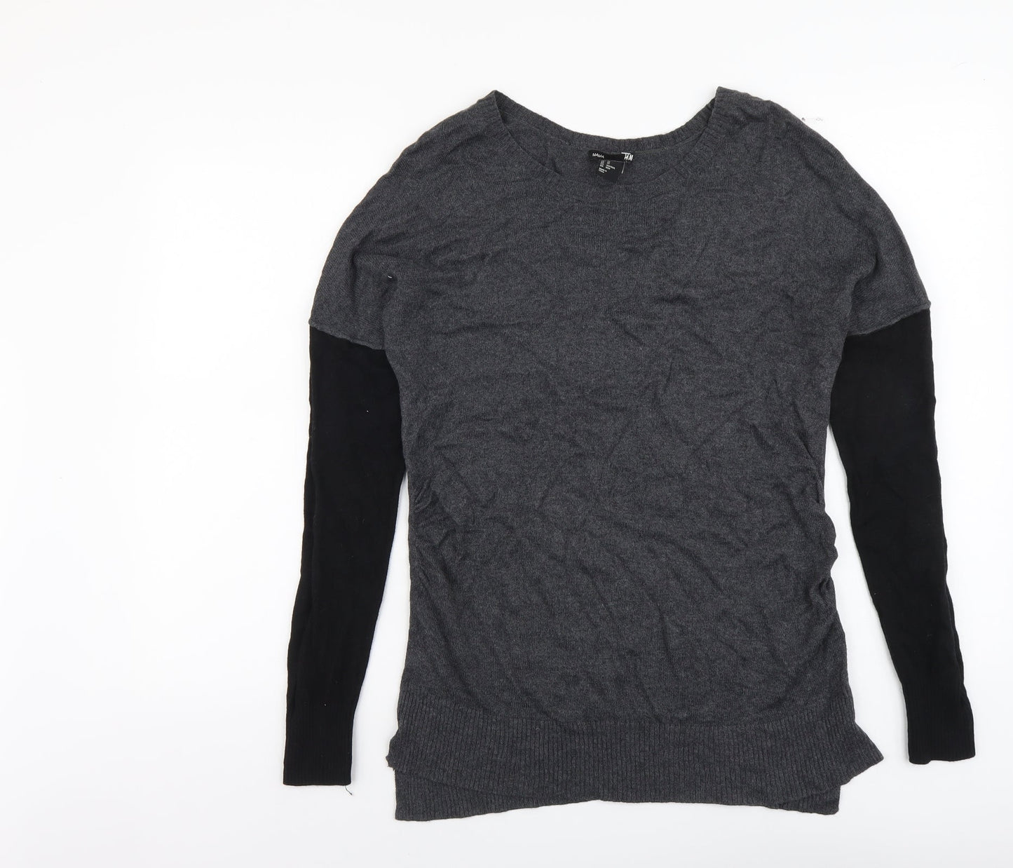 Womens UK Size XS H&M Grey Pullover Jumper