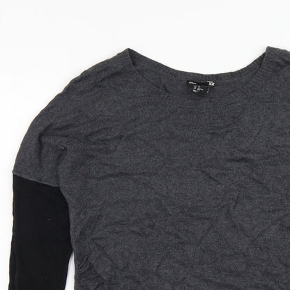 Womens UK Size XS H&M Grey Pullover Jumper
