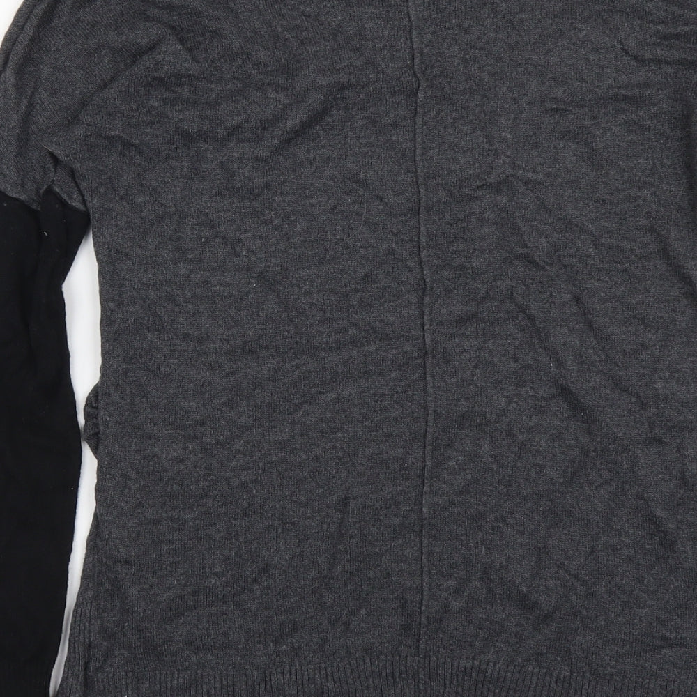 Womens UK Size XS H&M Grey Pullover Jumper