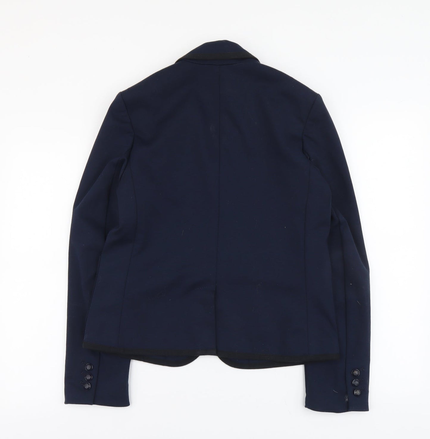 Gap Womens Blue Polyester Jacket Blazer Size 12