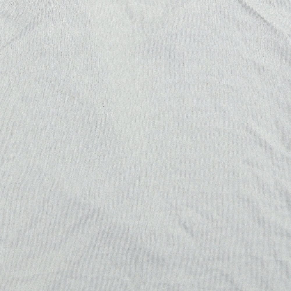 Boohoo Womens Grey Collared Acrylic Cardigan Jumper Size S - Colour Block