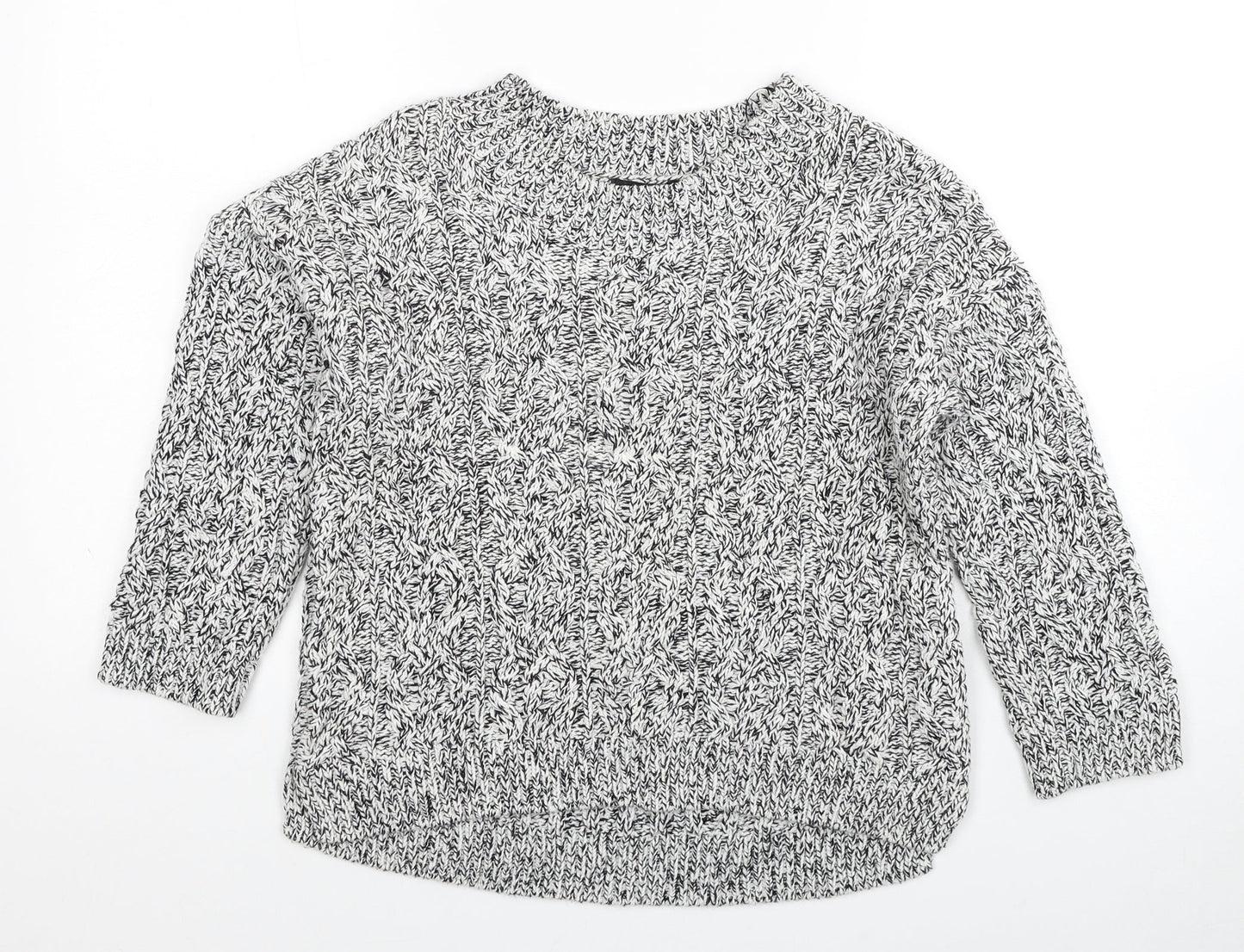 Womens UK Size XS H&M Grey Pullover Jumper