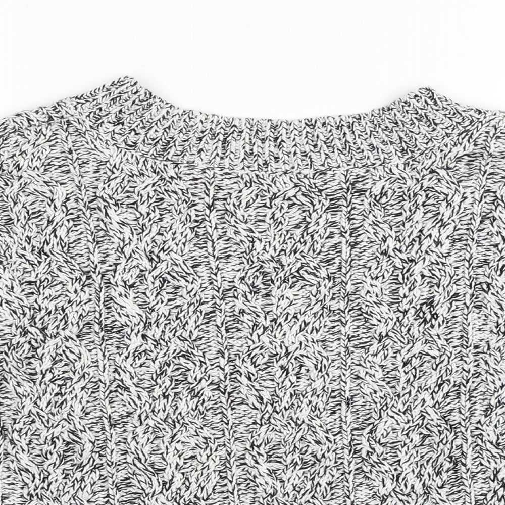 Womens UK Size XS H&M Grey Pullover Jumper