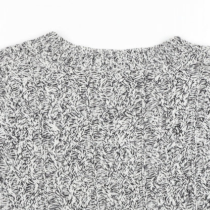 Womens UK Size XS H&M Grey Pullover Jumper