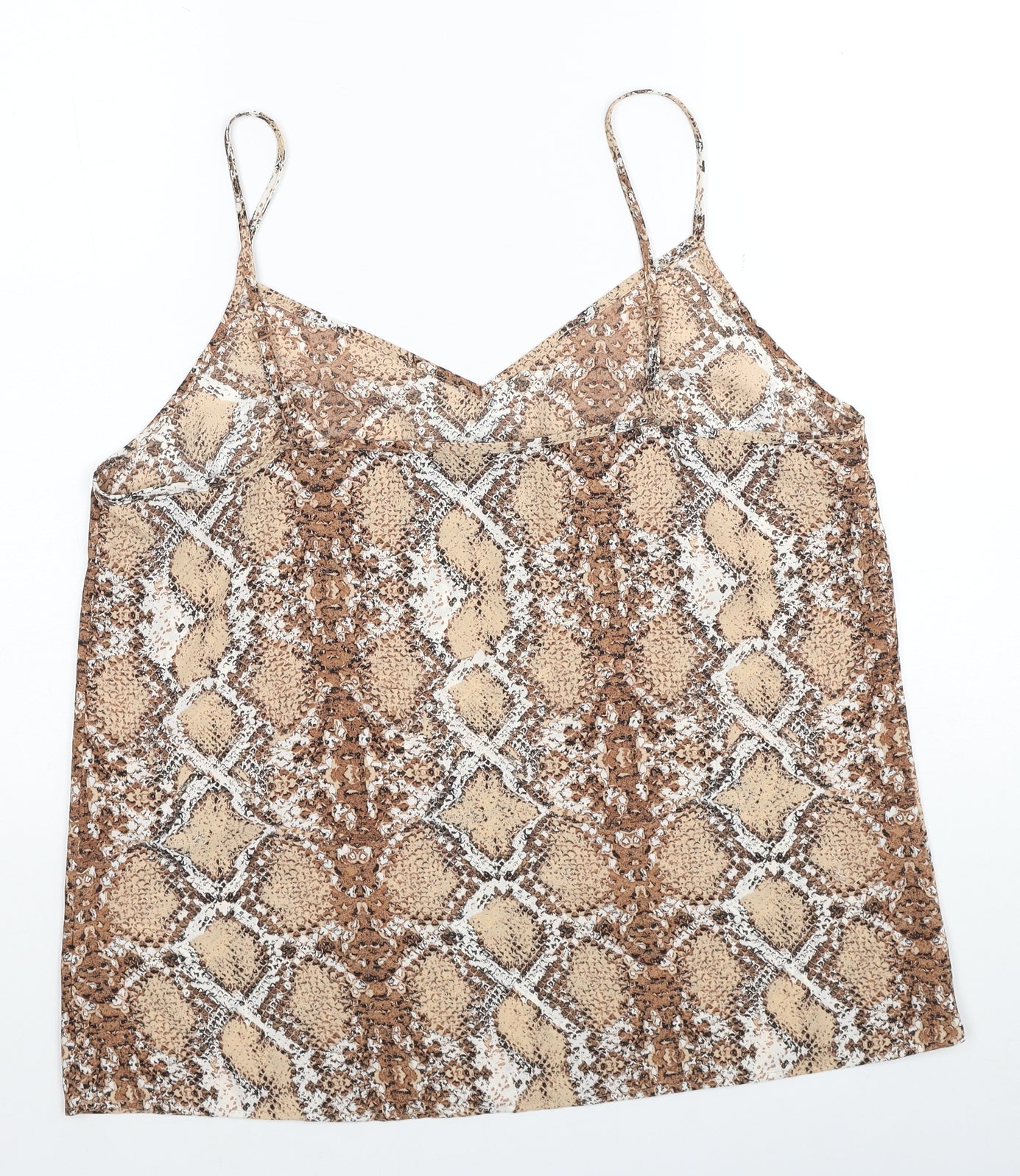 Womens UK Size 14 Marks and Spencer Brown Basic Tank