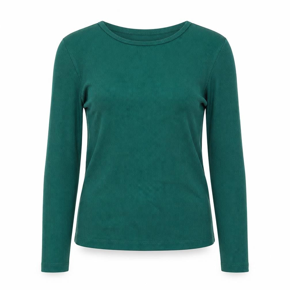 Womens UK Size S Stradivarius Green Basic Blouse