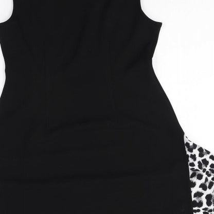River Island Womens Black Polyester A-Line Size S Round Neck Pullover