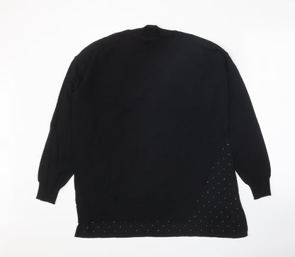 Womens UK Size M NEXT Black Pullover Jumper