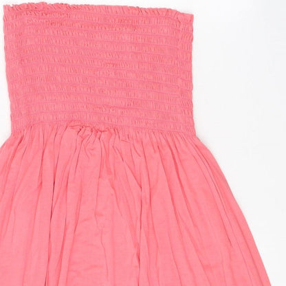 Preworn Womens Pink Viscose A-Line One Size Off the Shoulder Pullover