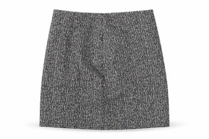 Preworn Womens Grey Polyester Straight & Pencil Skirt Size 27 in