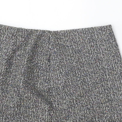 Preworn Womens Grey Polyester Straight & Pencil Skirt Size 27 in