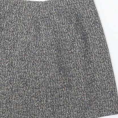 Preworn Womens Grey Polyester Straight & Pencil Skirt Size 27 in