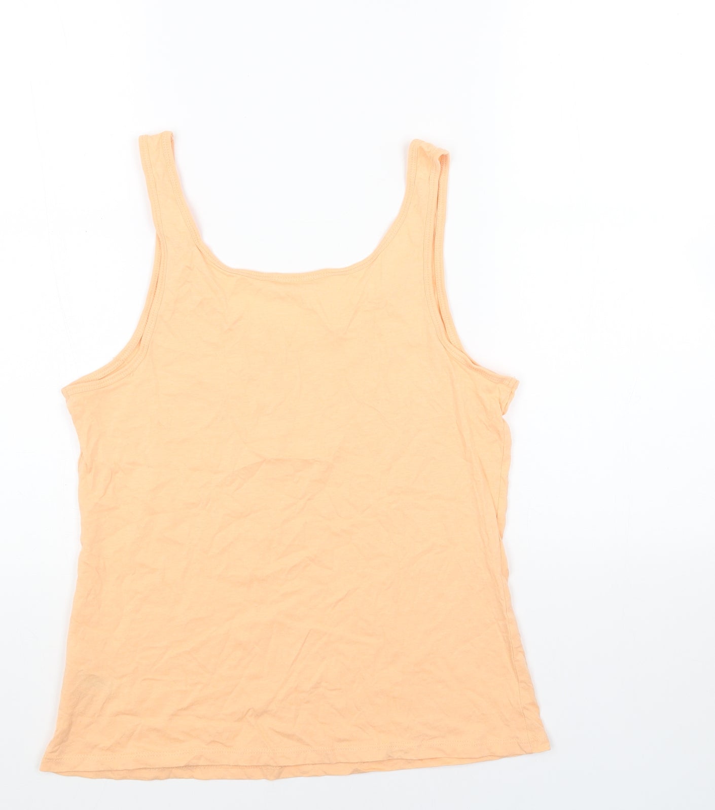Womens UK Size M PEP&CO Orange Basic Tank