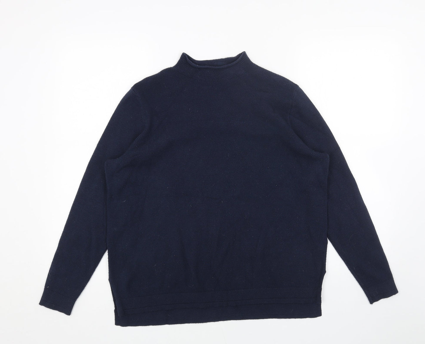 Womens UK Size 14 Marks and Spencer Blue Pullover Jumper