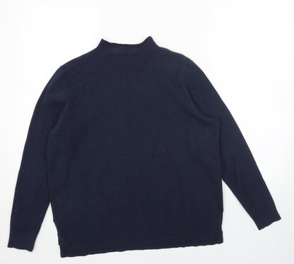 Womens UK Size 14 Marks and Spencer Blue Pullover Jumper