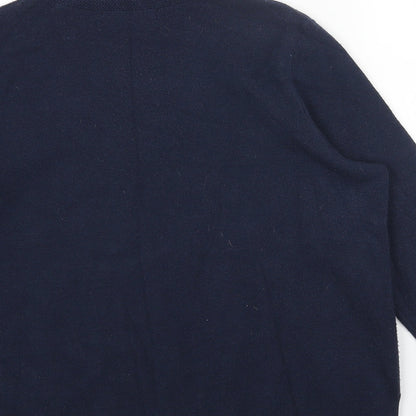 Womens UK Size 14 Marks and Spencer Blue Pullover Jumper
