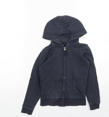 Marks & Spencer Boys Blue Jacket Size 6-7 Years Zip