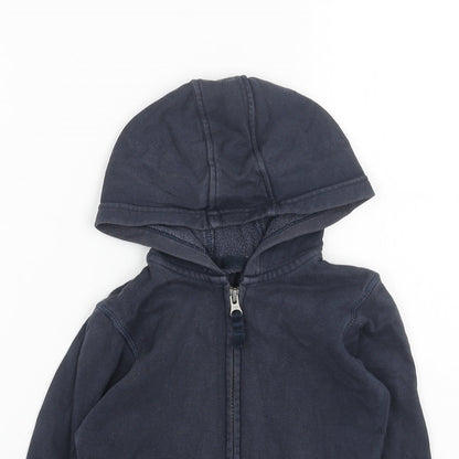 Marks & Spencer Boys Blue Jacket Size 6-7 Years Zip