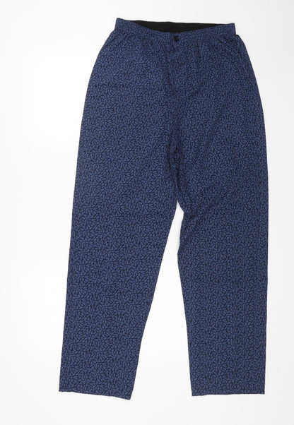Womens UK Size S Marks and Spencer Regular Fit  Blue Trousers