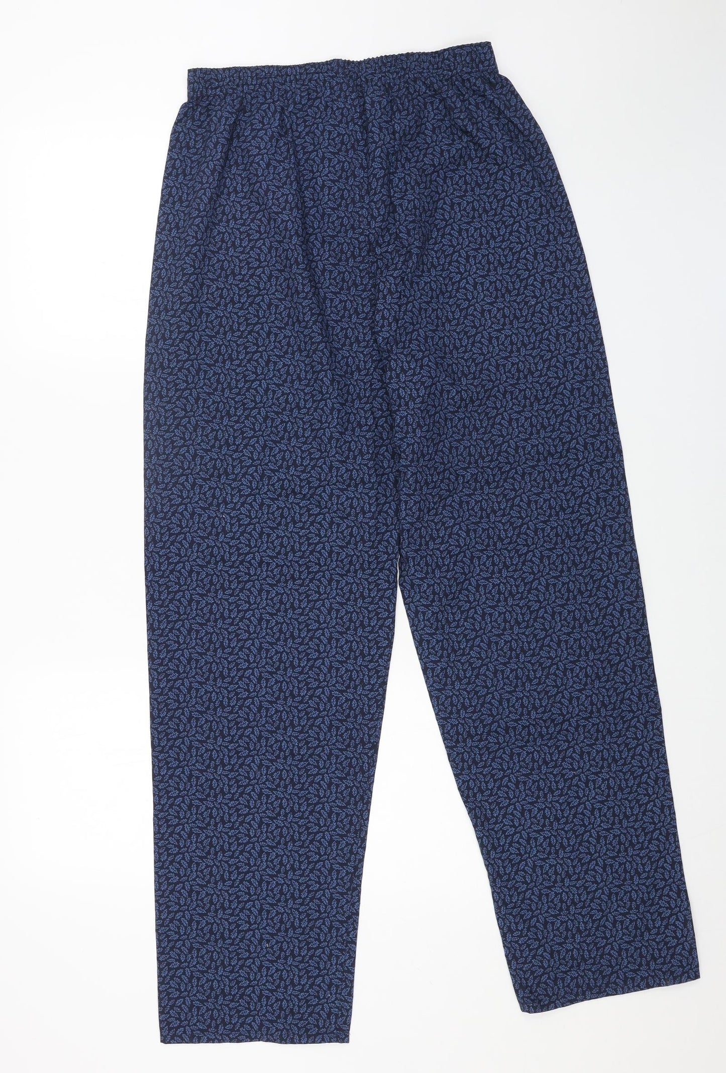 Womens UK Size S Marks and Spencer Regular Fit  Blue Trousers
