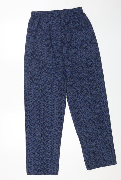 Womens UK Size S Marks and Spencer Regular Fit  Blue Trousers