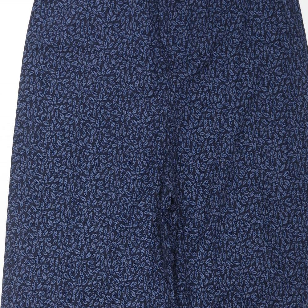 Womens UK Size S Marks and Spencer Regular Fit  Blue Trousers