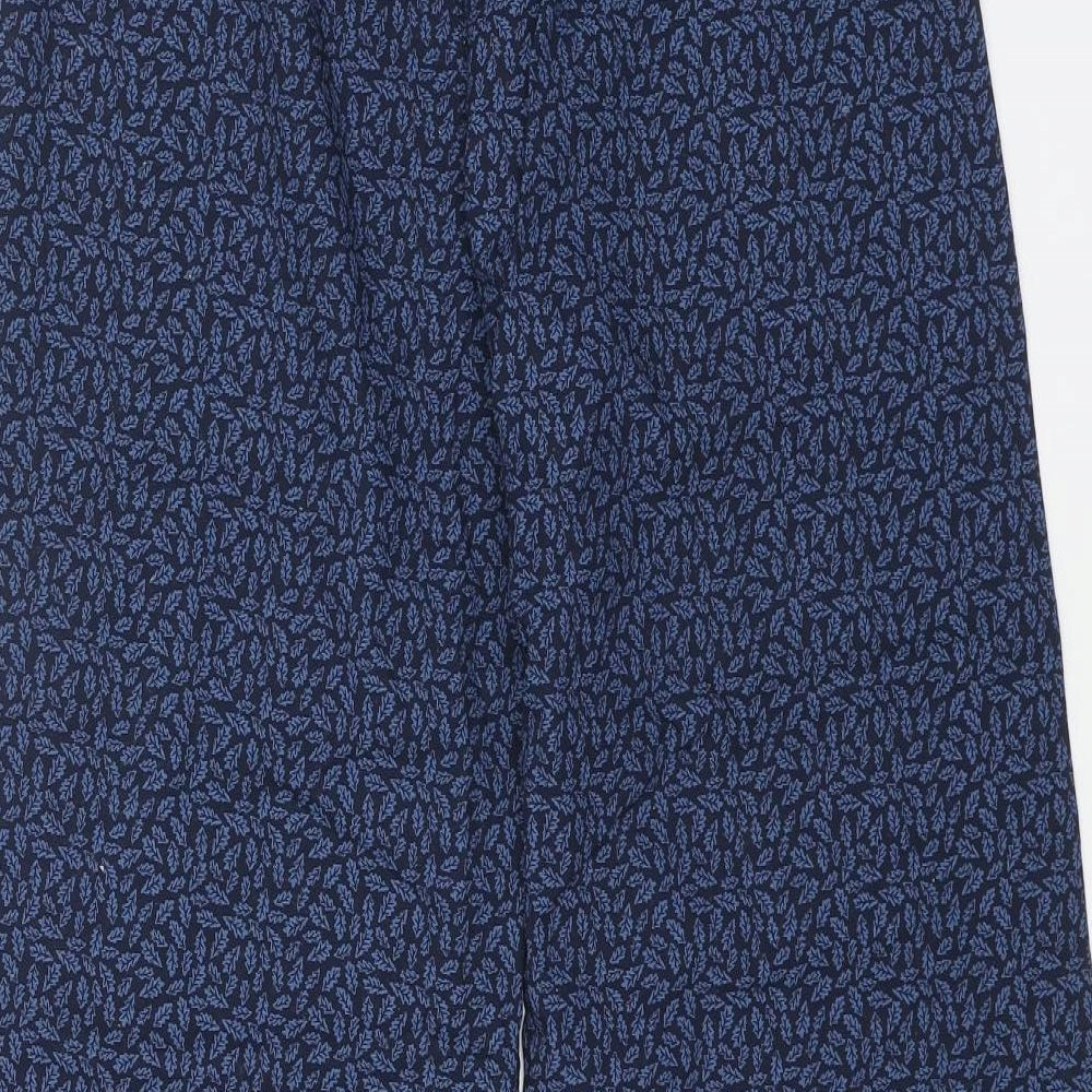 Womens UK Size S Marks and Spencer Regular Fit  Blue Trousers