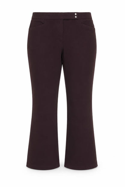Womens UK Size 12 Marks and Spencer Regular Fit  Purple Trousers