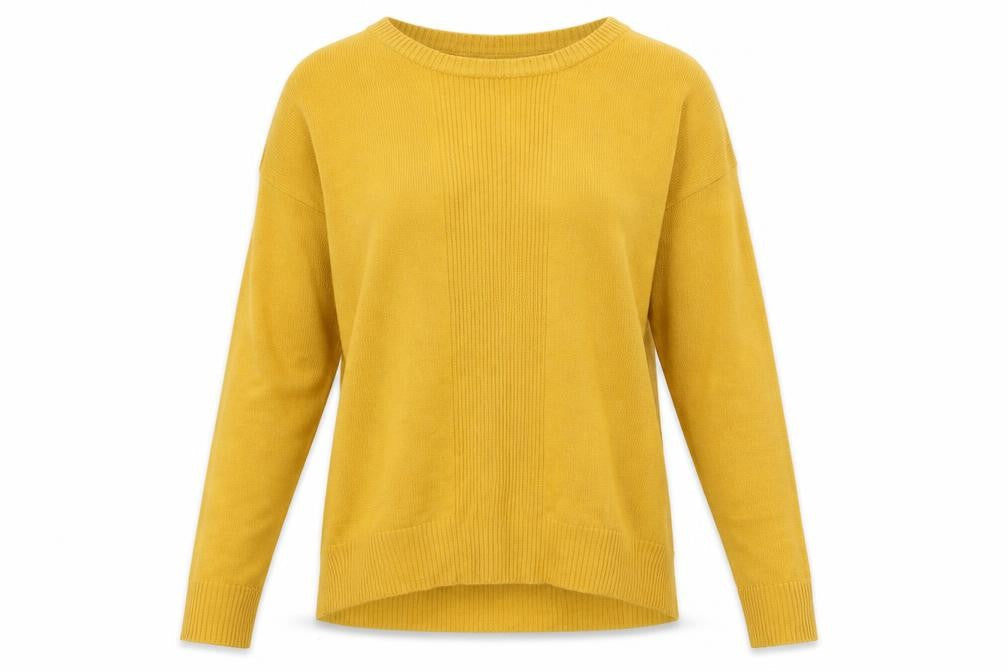 Womens UK Size L Select Yellow Pullover Jumper