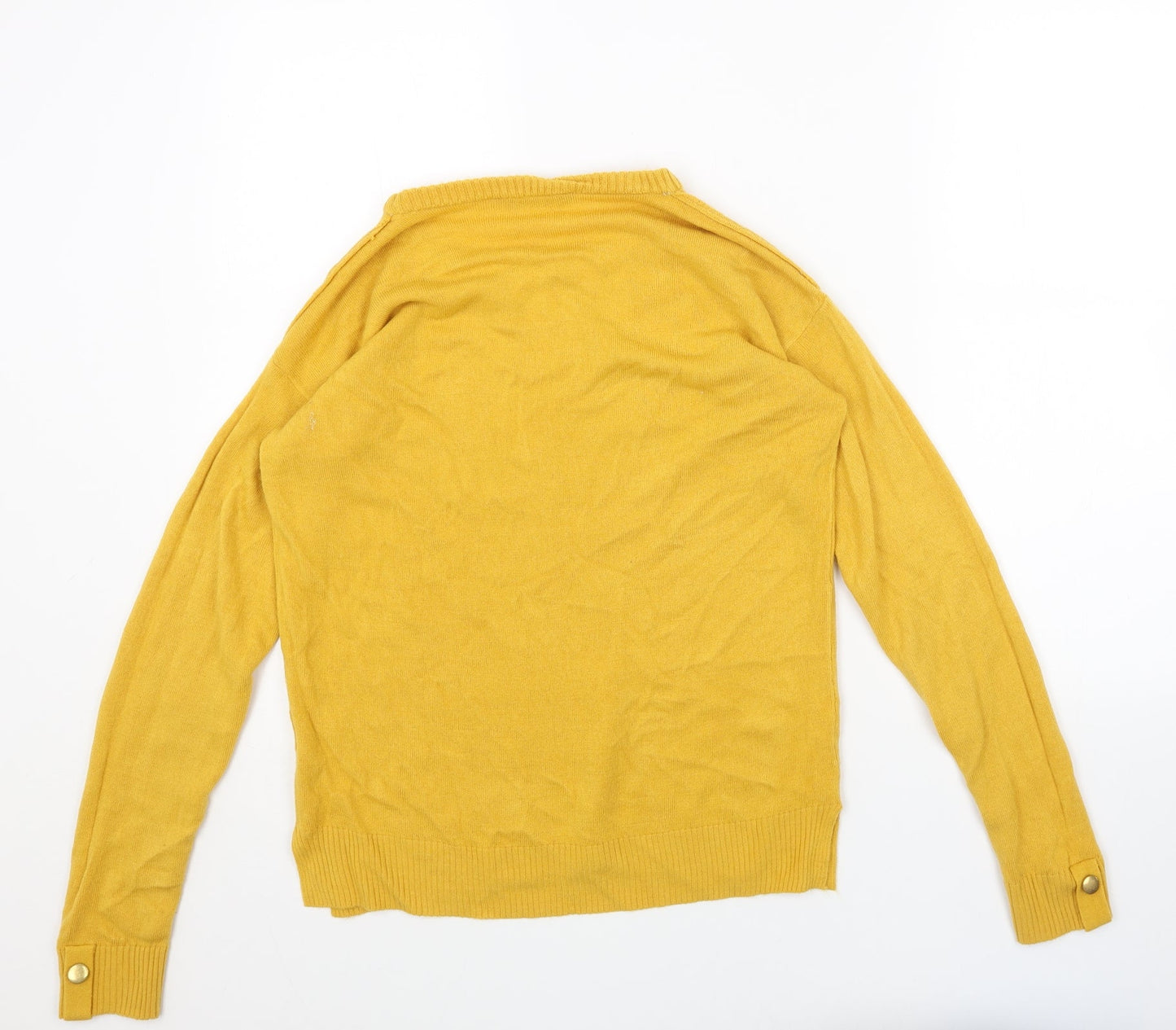 Womens UK Size L Select Yellow Pullover Jumper