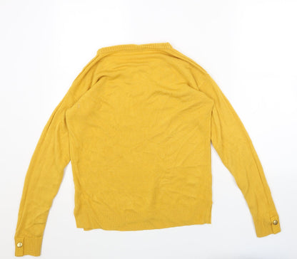 Womens UK Size L Select Yellow Pullover Jumper