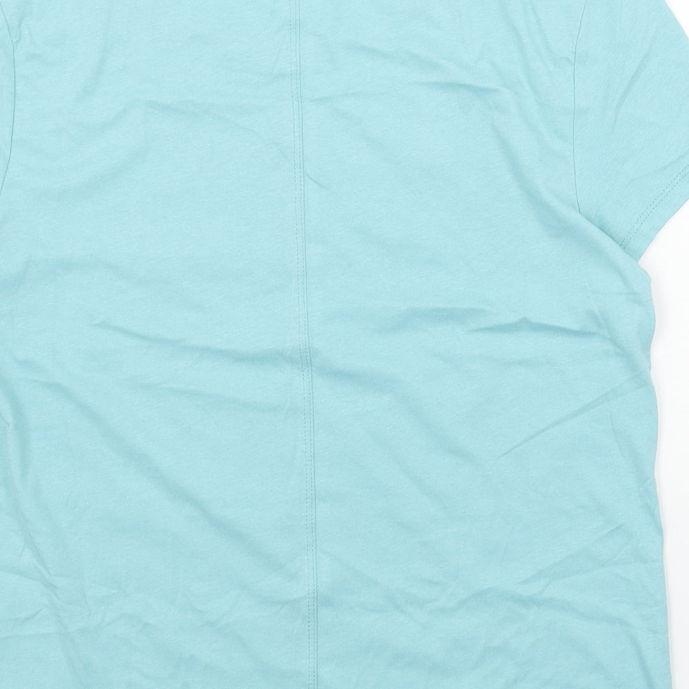 Womens UK Size S NEXT Blue Basic T-Shirt