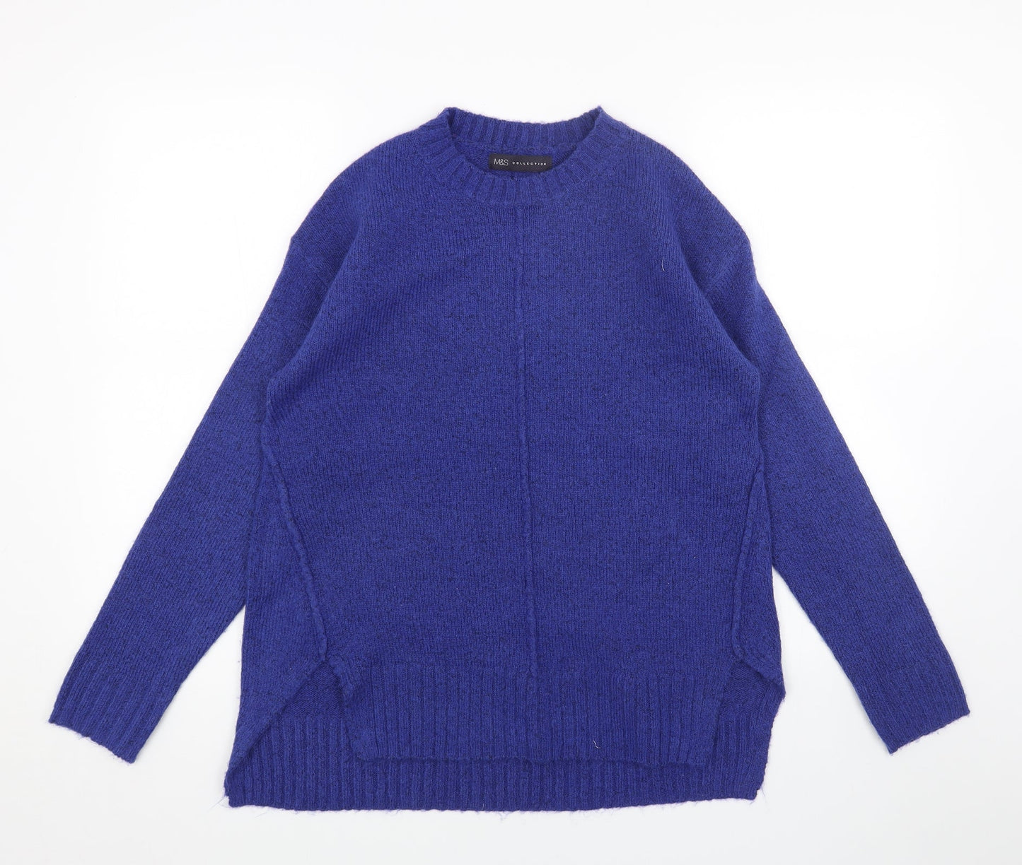 Womens UK Size S Marks and Spencer Blue Pullover Jumper