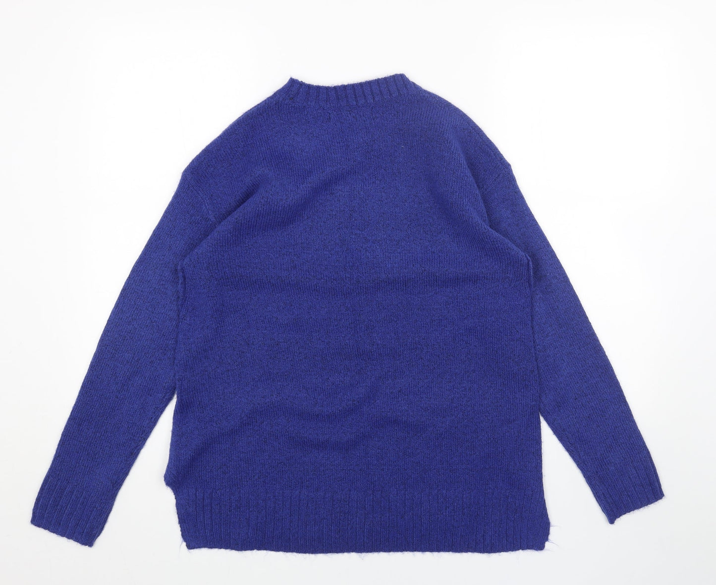 Womens UK Size S Marks and Spencer Blue Pullover Jumper