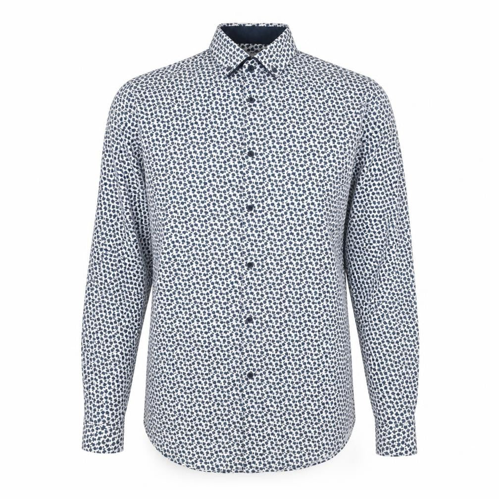 Mens UK Size M Primark White  Button-Up Long Sleeve Casual Shirt
