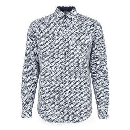 Mens UK Size M Primark White  Button-Up Long Sleeve Casual Shirt