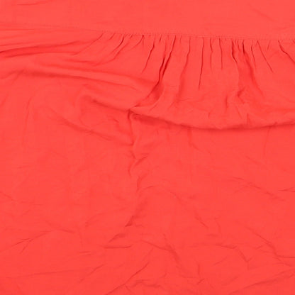 Womens UK Size 20 Marks and Spencer Red Basic Blouse
