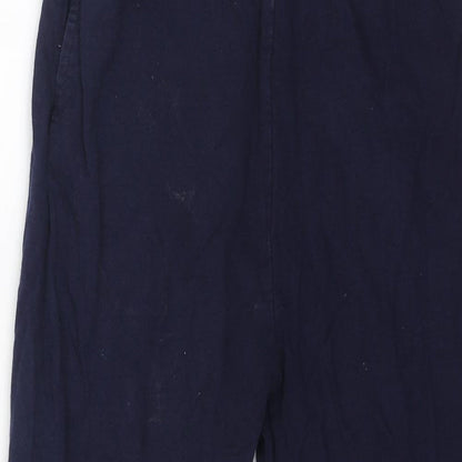 Studio Boys Blue Cotton Jogger Trousers Size 9-10 Years Regular Drawstring