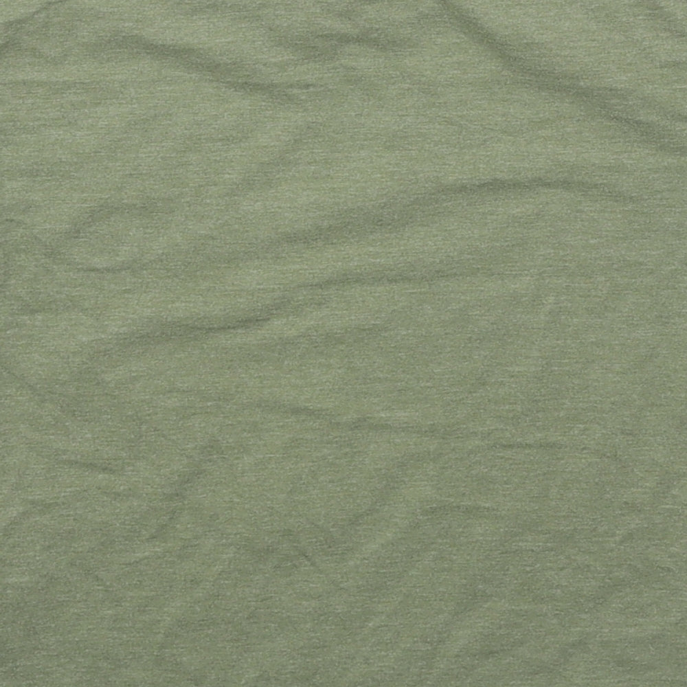 Leicester Football Club Boys Green Cotton Basic T-Shirt Size 4 Years Scoop Neck Pullover