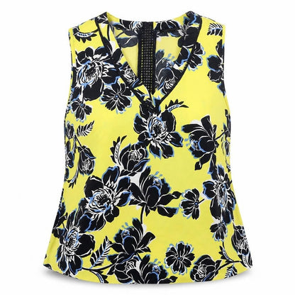 Womens UK Size 16 Warehouse Yellow Basic Blouse