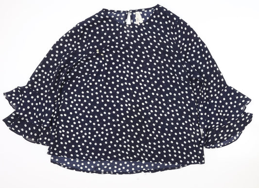 Womens UK Size 14 Stella Morgan Blue Basic Blouse