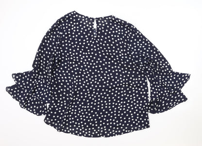 Womens UK Size 14 Stella Morgan Blue Basic Blouse