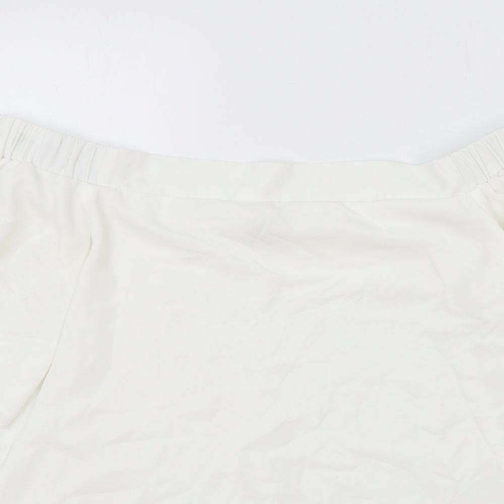 Womens UK Size 12 NEXT White Basic Tank