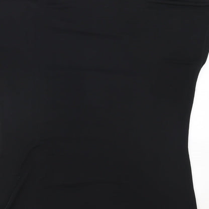 Womens UK Size S Saloos Black Basic T-Shirt